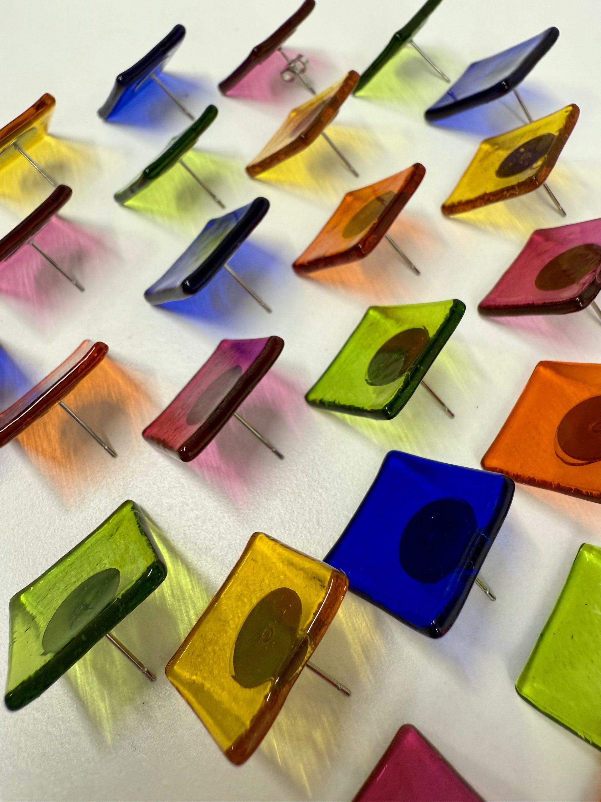 Karácsonyi színek fülbevaló